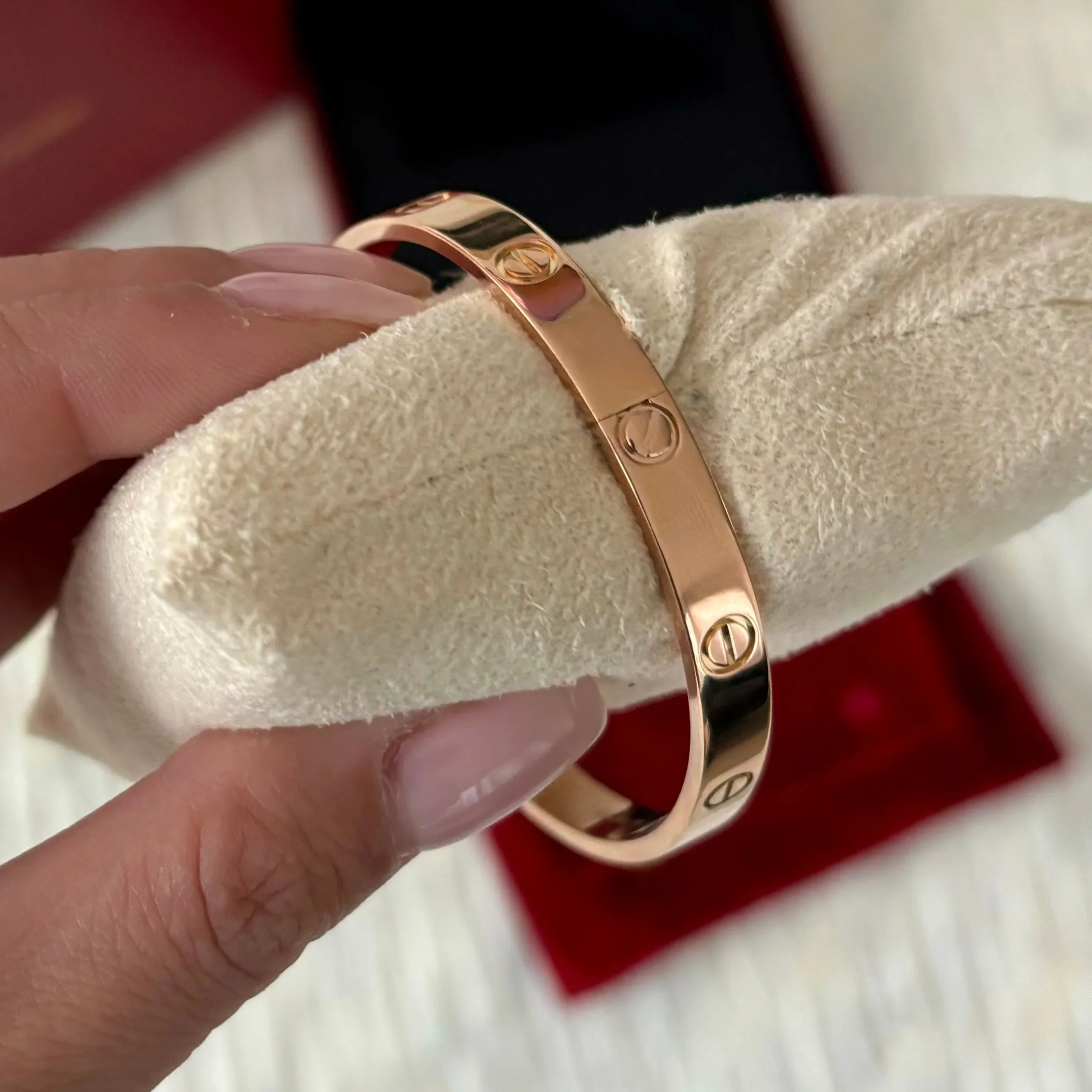 Cartier Love Bracelet Rose Gold 19