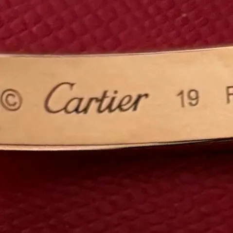 Cartier Love Bracelet Rose Gold 19