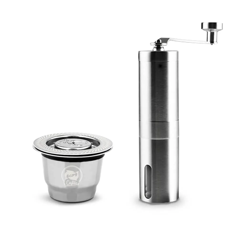 Coffee capsule square hole shell