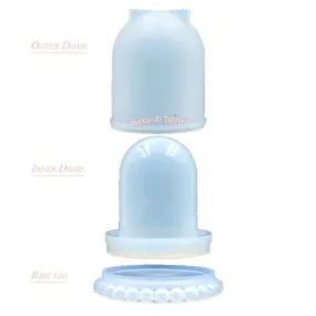 Dome Display Container with Lid Silicone Mold