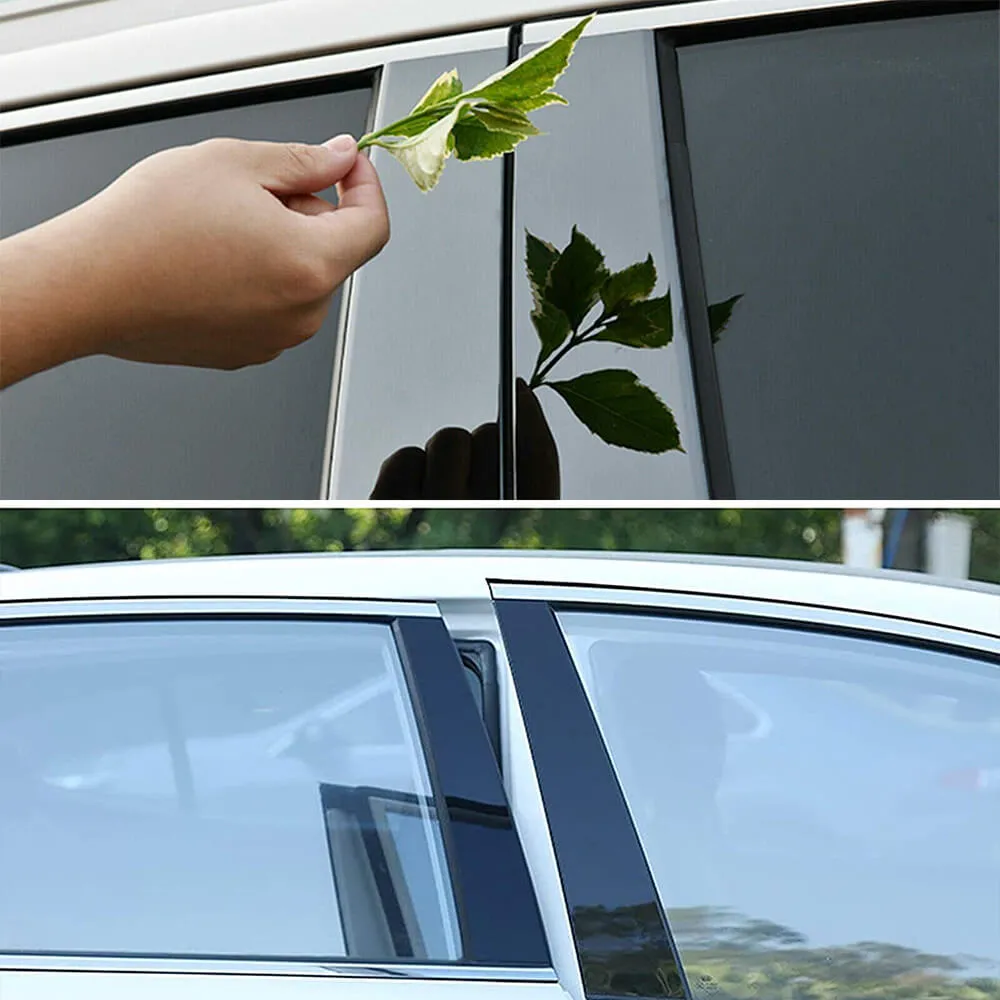 Door Window B Pillar Post Trim for 2007-2011 Honda CRV 6pcs