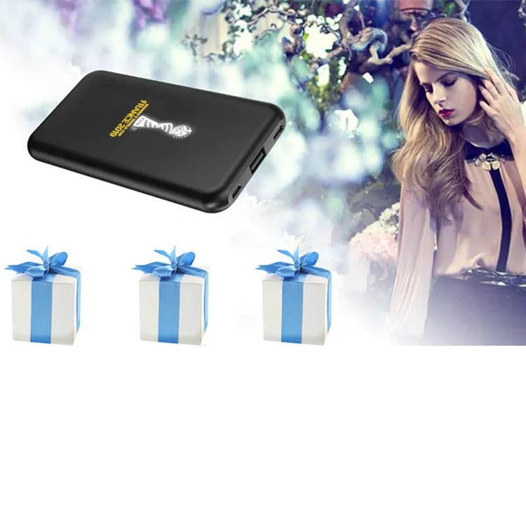 Dual-color Luminescent Logo With Backlight Mobile Power Supply