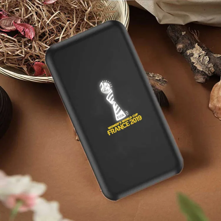 Dual-color Luminescent Logo With Backlight Mobile Power Supply