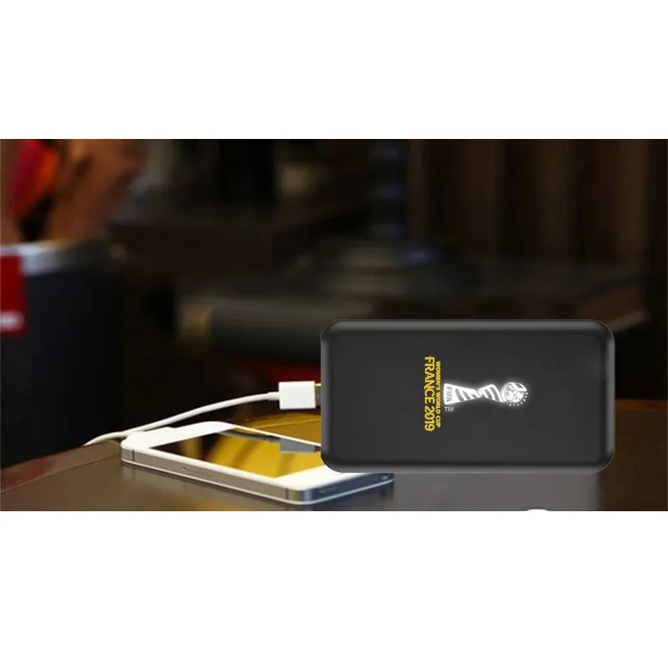 Dual-color Luminescent Logo With Backlight Mobile Power Supply