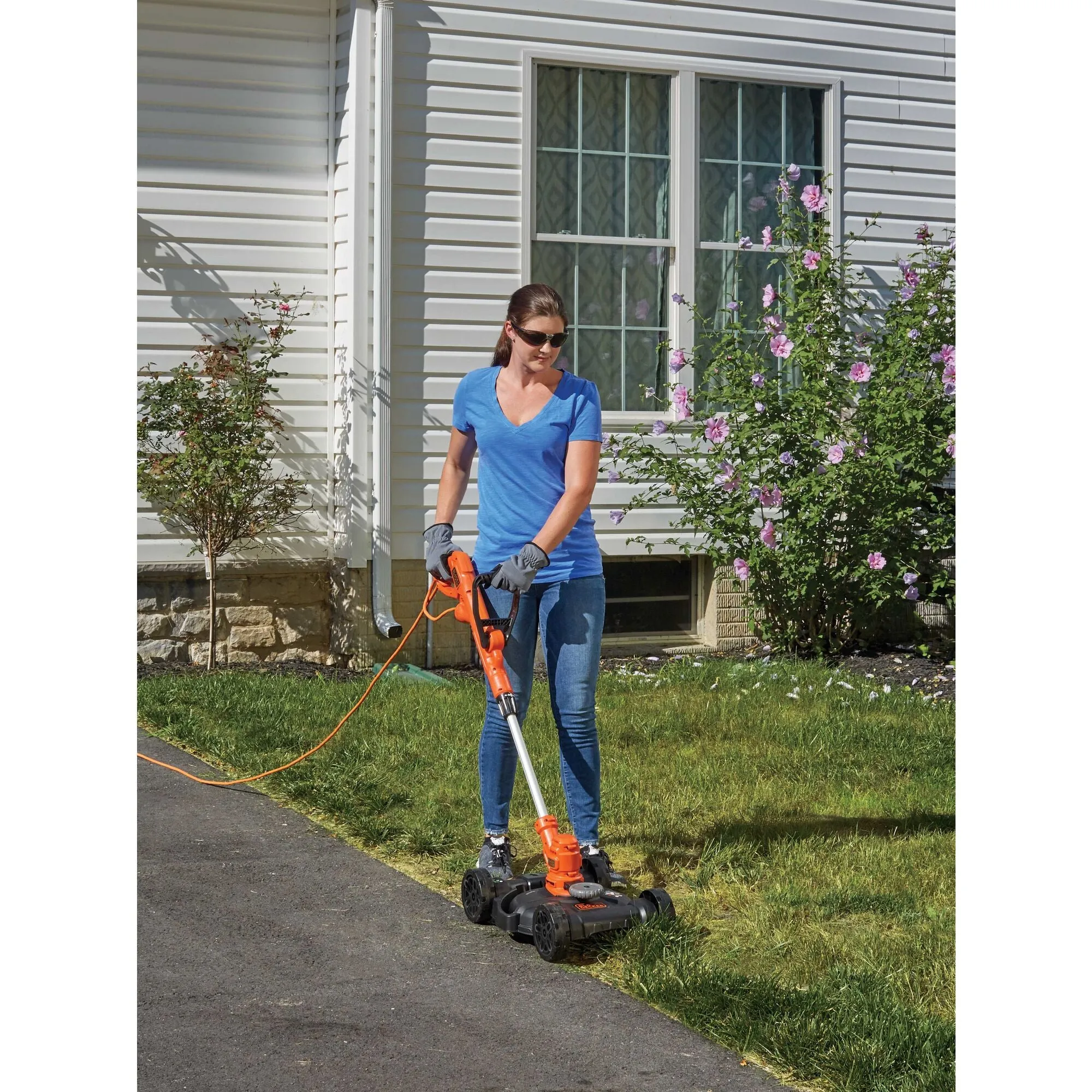 Electric 3-in-1 Lawn Mower, String Trimmer & Edger, 12-Inch