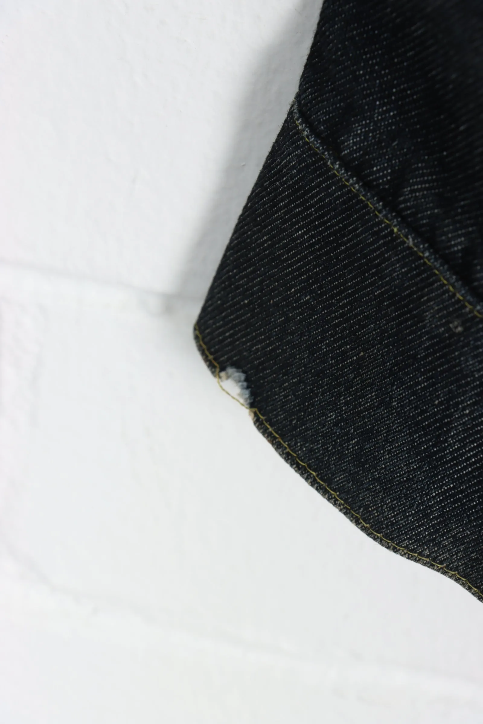 EVISU Seagull Embroidered Button Up Denim Jacket (M-L)