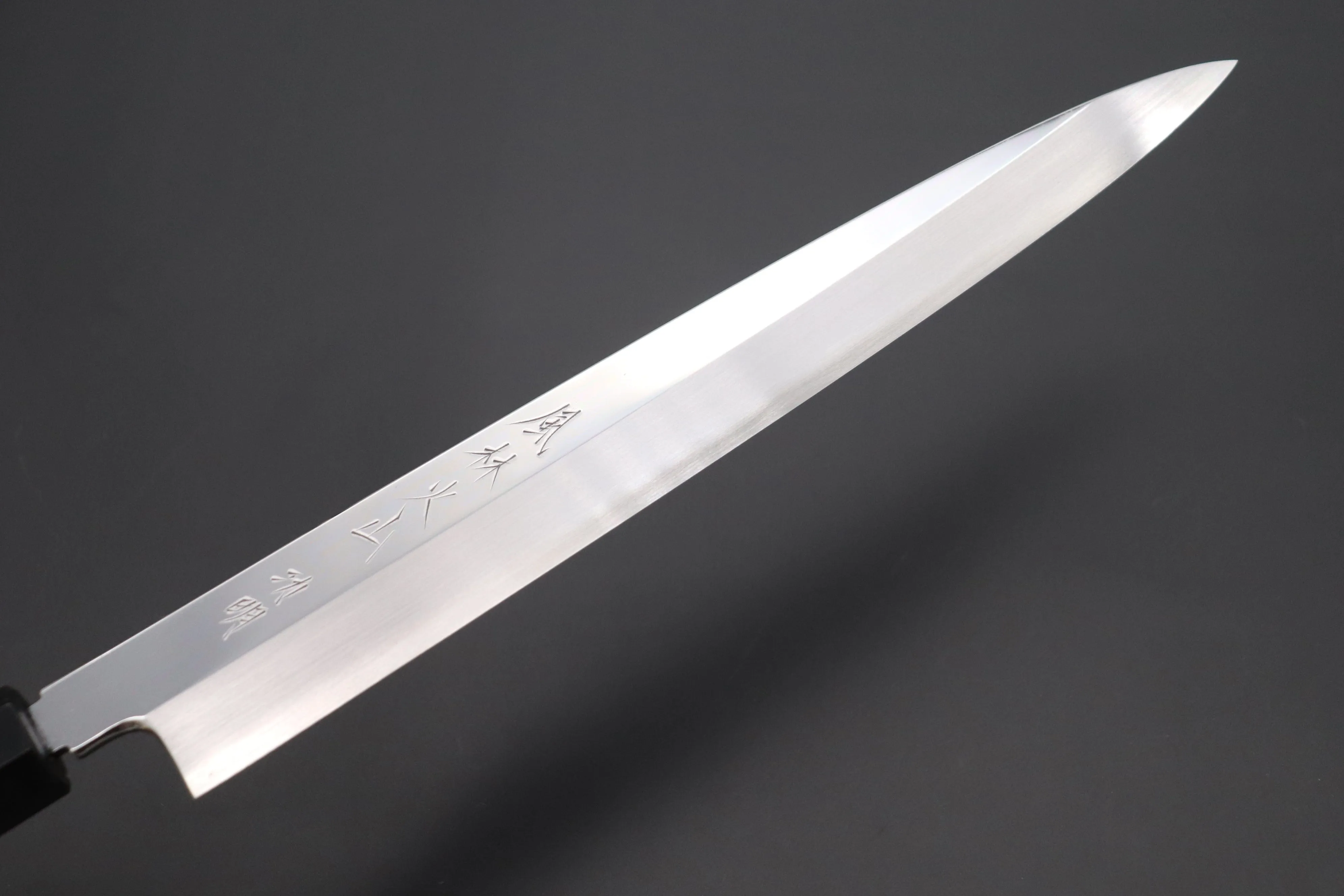 Fu-Rin-Ka-Zan Limited, Hon Kasumi Blue Steel No.1 Yanagiba 270mm (Perfectly Mirror Polished Blade, 10.6 Inch, FSO-69)