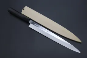 Fu-Rin-Ka-Zan Limited, Hon Kasumi Blue Steel No.1 Yanagiba 270mm (Perfectly Mirror Polished Blade, 10.6 Inch, FSO-69)
