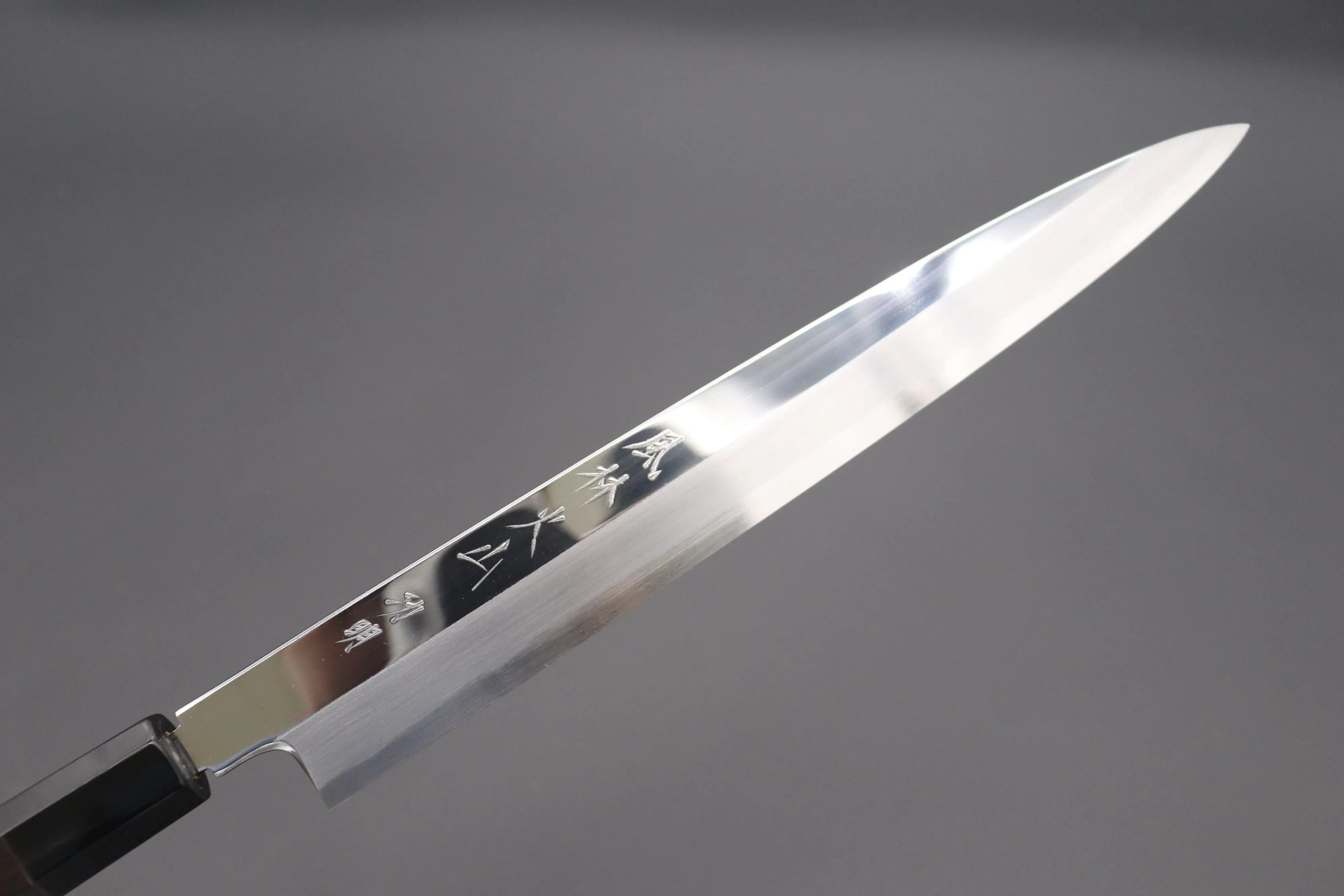 Fu-Rin-Ka-Zan Limited, Hon Kasumi White Steel No.1 Yanagiba 270mm (10.6 inch, Perfectly Mirror Polished Blade for Face Side blade,FSO-2)