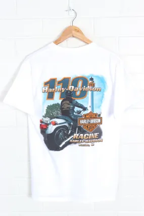 HARLEY DAVIDSON 110 Years Lighthouse Wisconsin Print Tee (M)