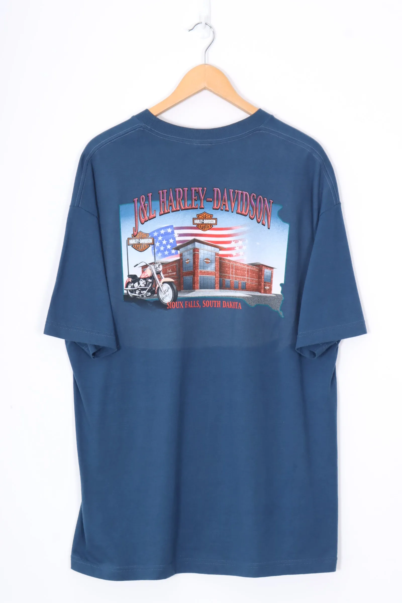 HARLEY DAVIDSON STURGIS Engine Flames Tee (L)