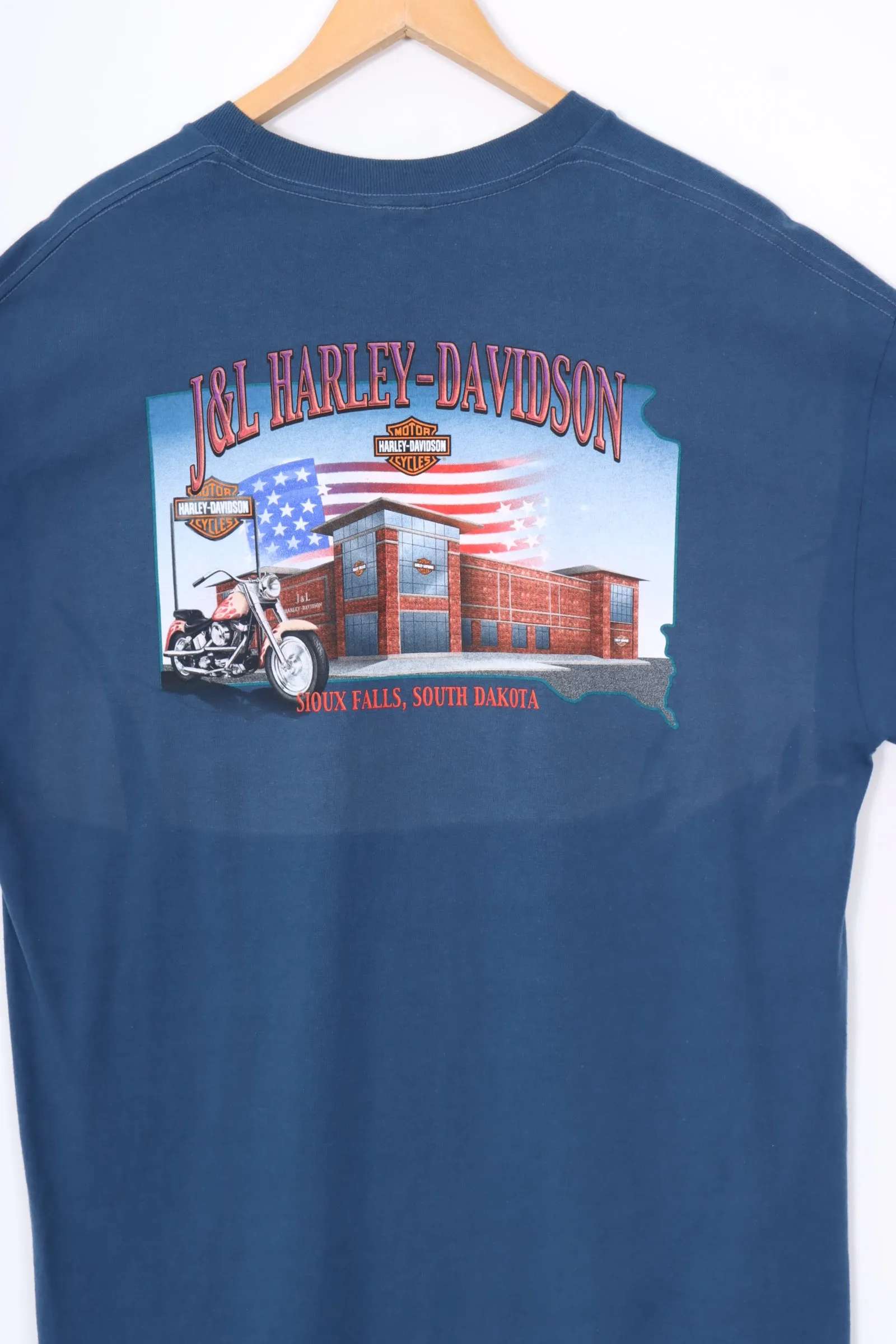 HARLEY DAVIDSON STURGIS Engine Flames Tee (L)