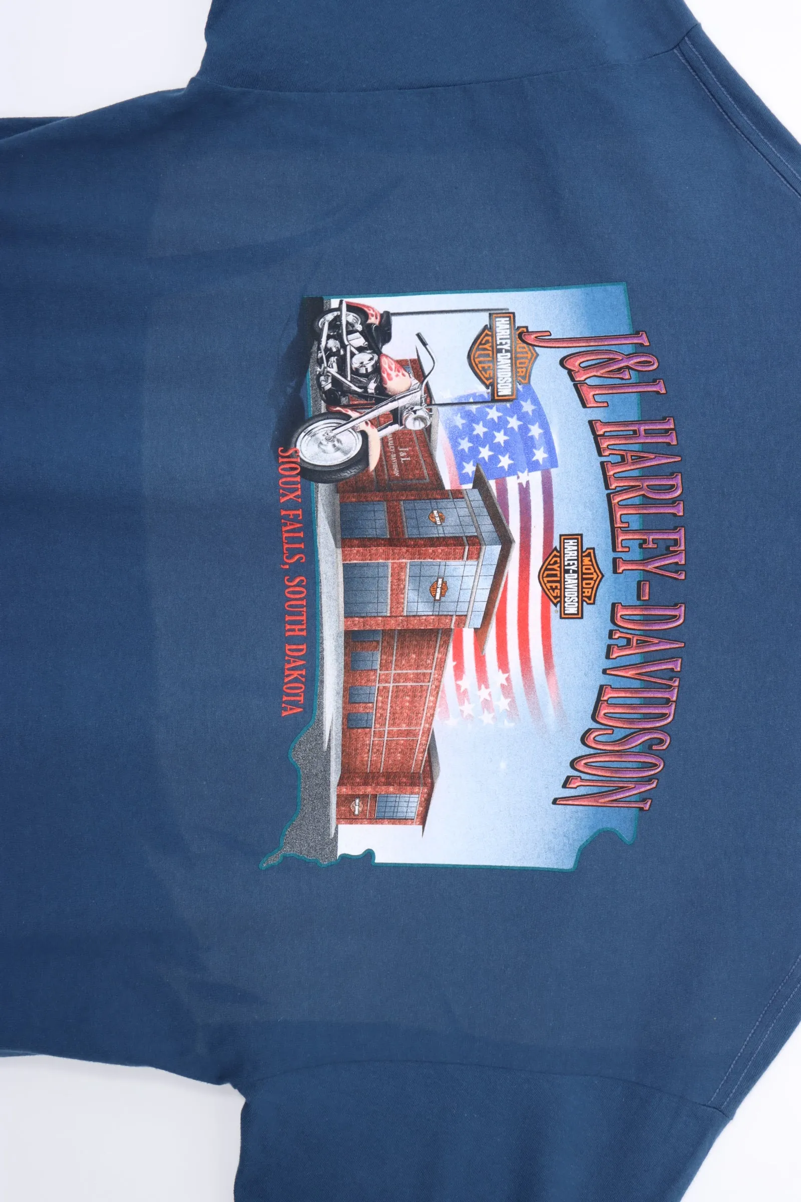 HARLEY DAVIDSON STURGIS Engine Flames Tee (L)