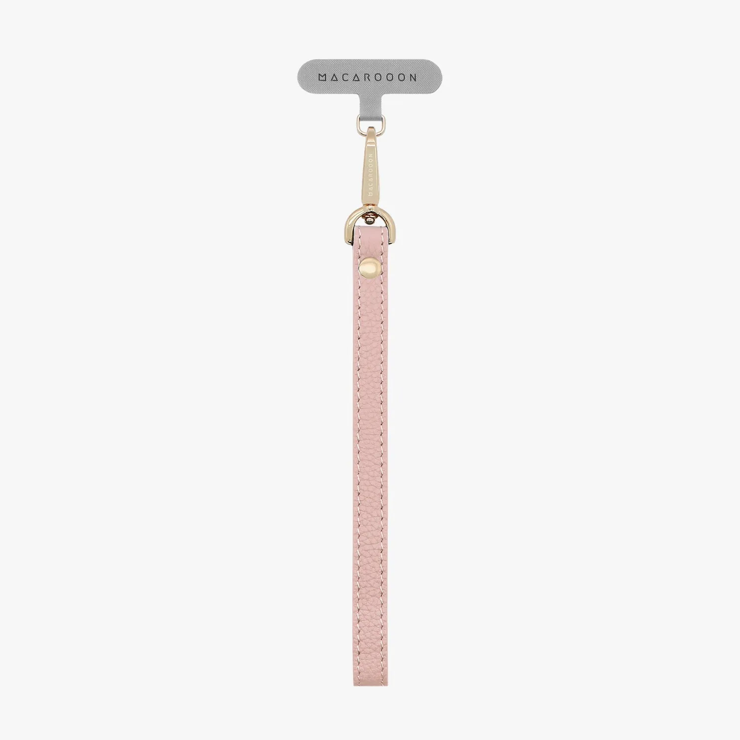 iPhone 13 Pro Max Clear Case with Wrist Leather Strap