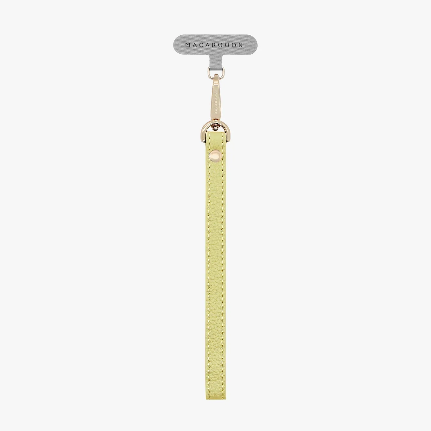 iPhone 15 Plus Clear Case with Wrist Leather Strap