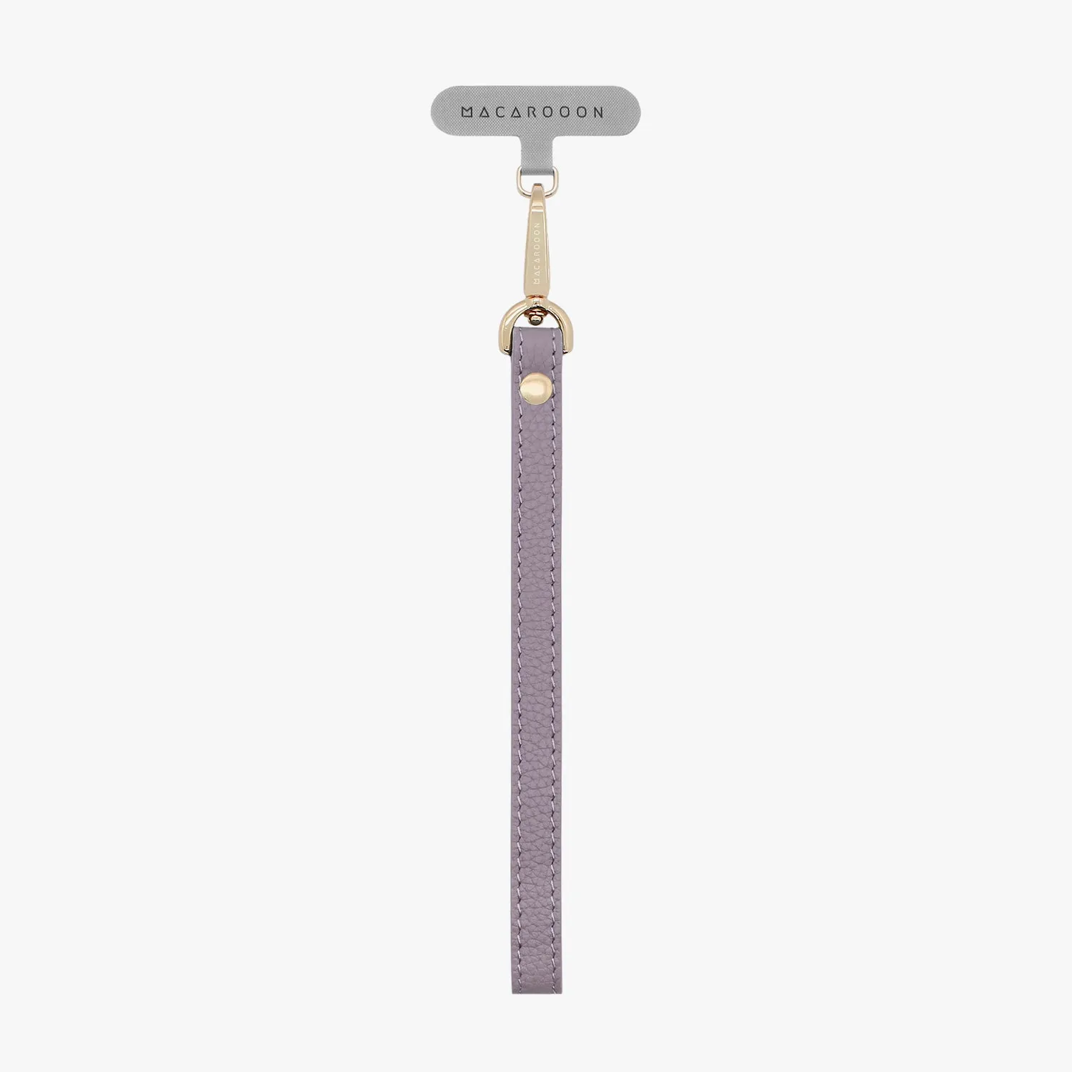 iPhone 16 Pro Max Clear Case with Wrist Leather Strap