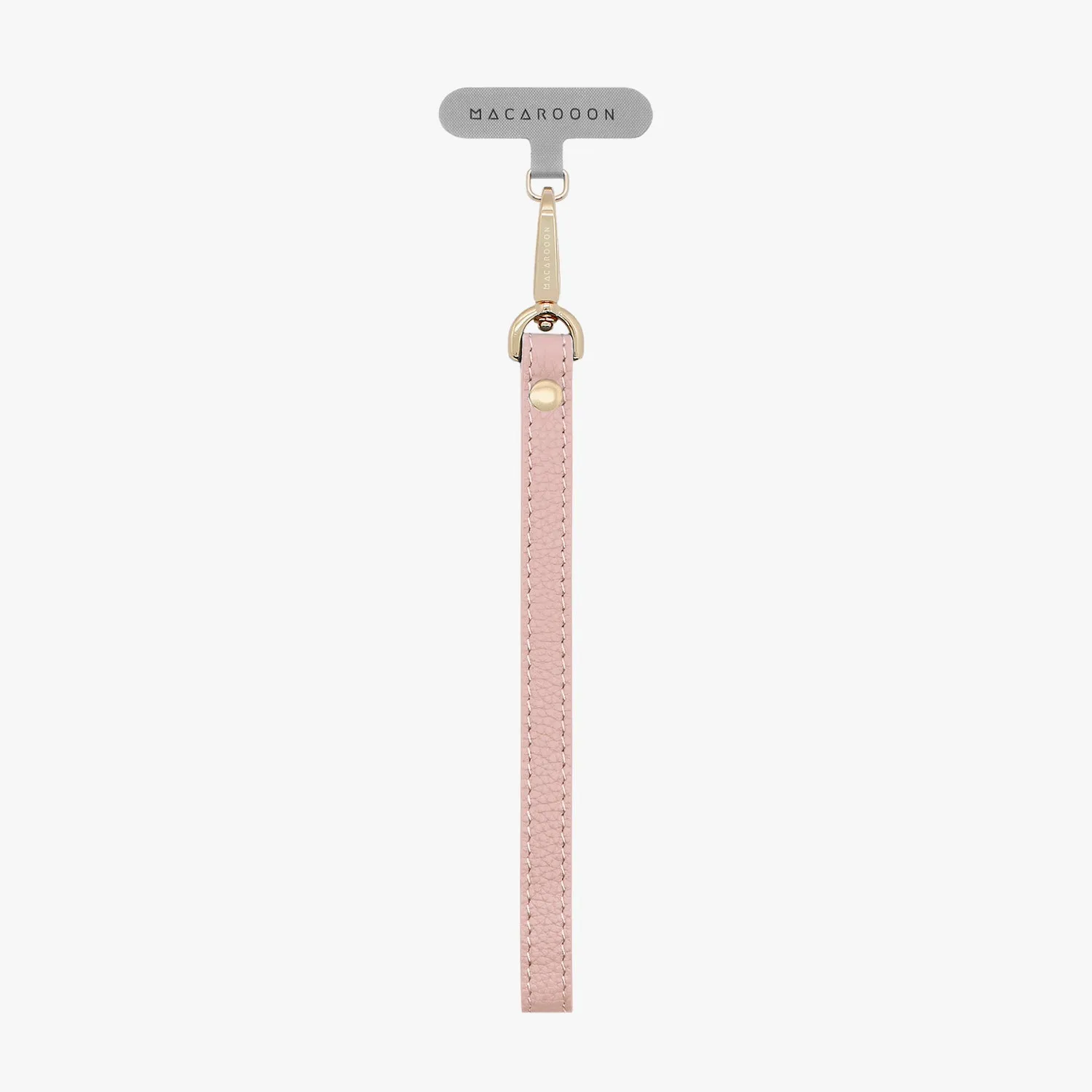 iPhone 16 Pro Max Clear Case with Wrist Leather Strap