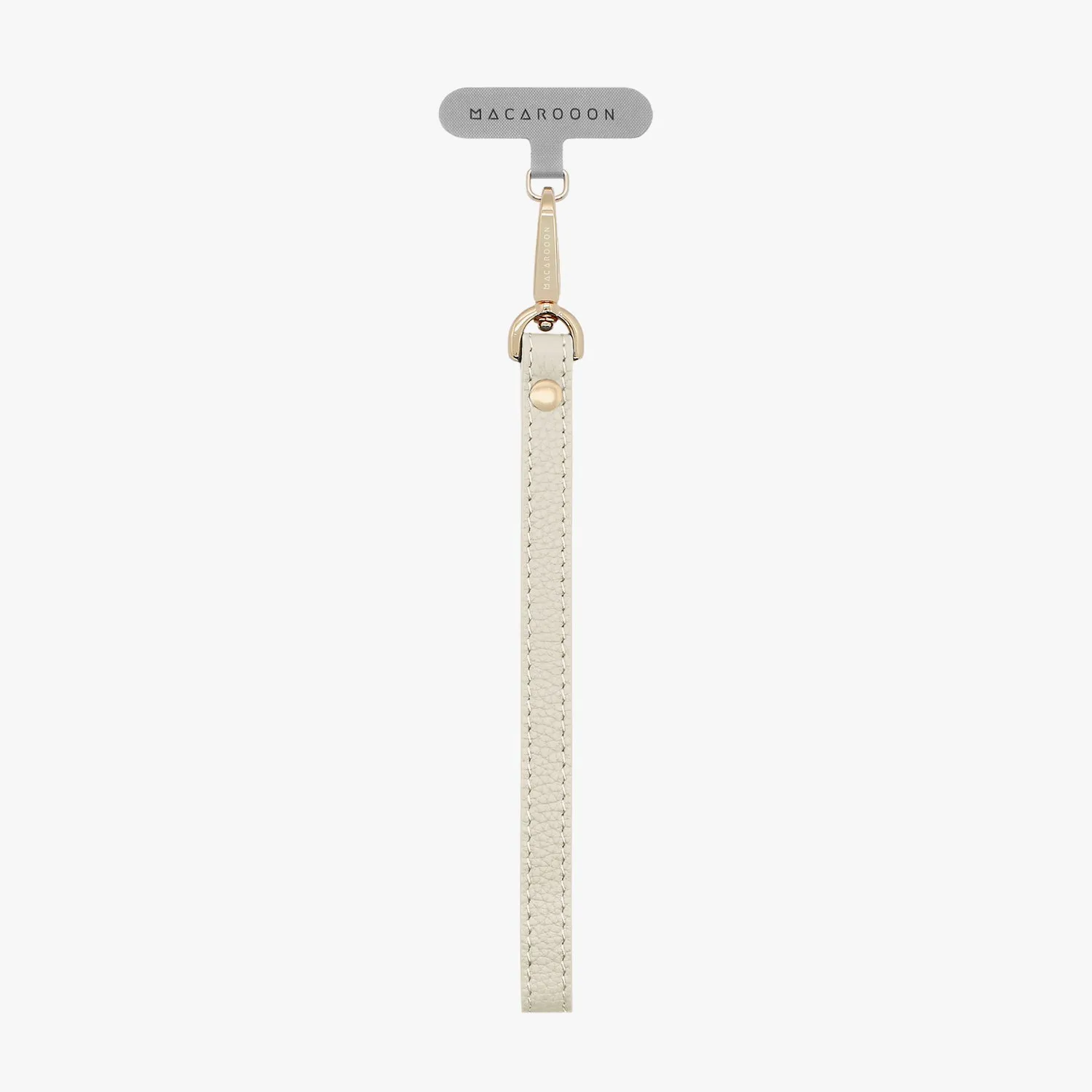 iPhone 16 Pro Max Clear Case with Wrist Leather Strap