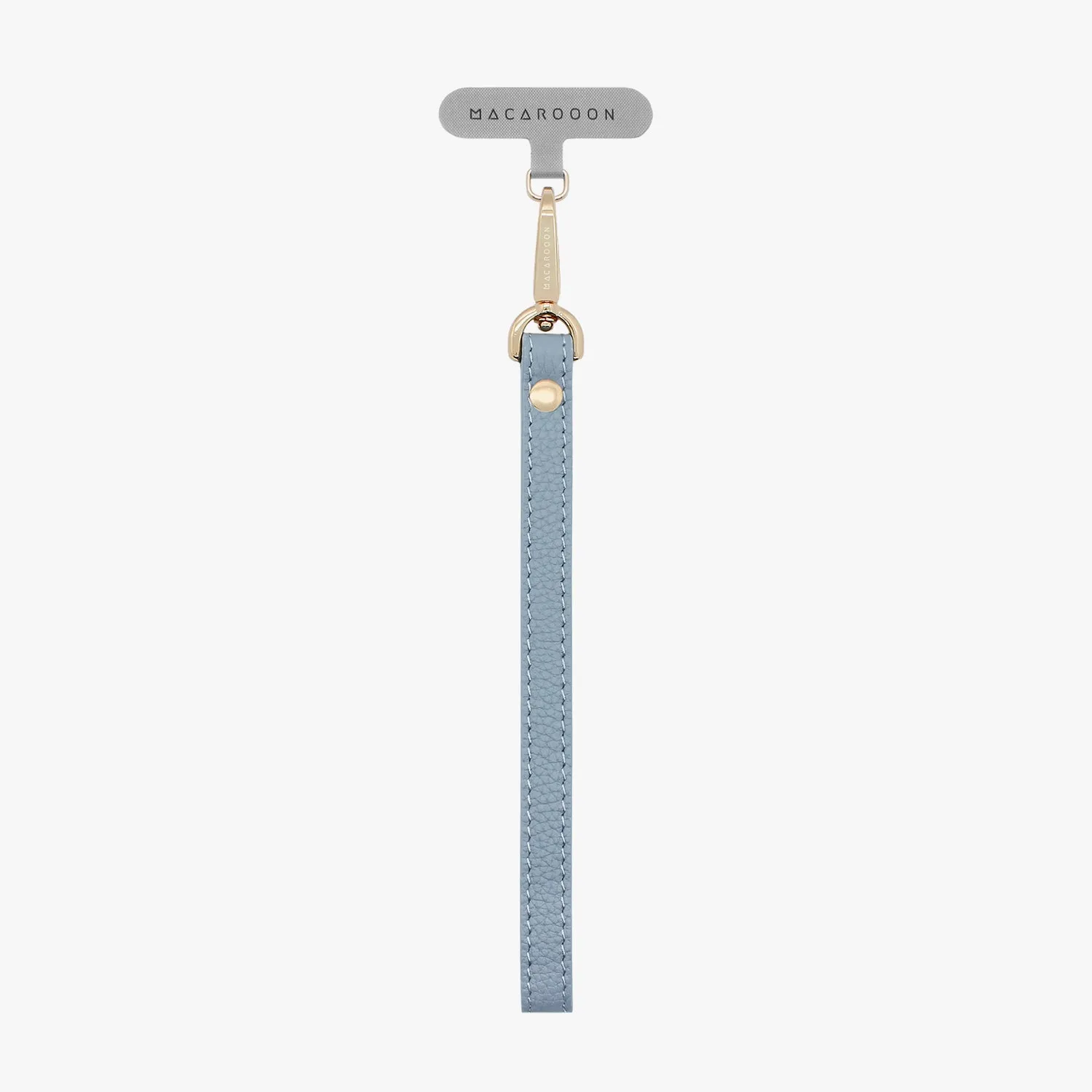 iPhone 16 Pro Max Clear Case with Wrist Leather Strap