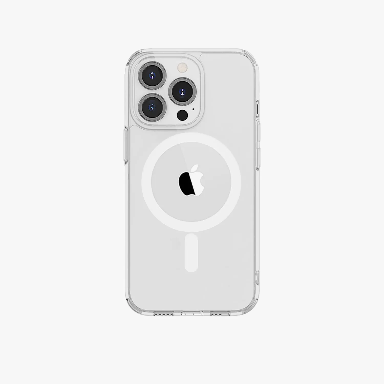 iPhone 16 Pro Max Clear Case with Wrist Leather Strap
