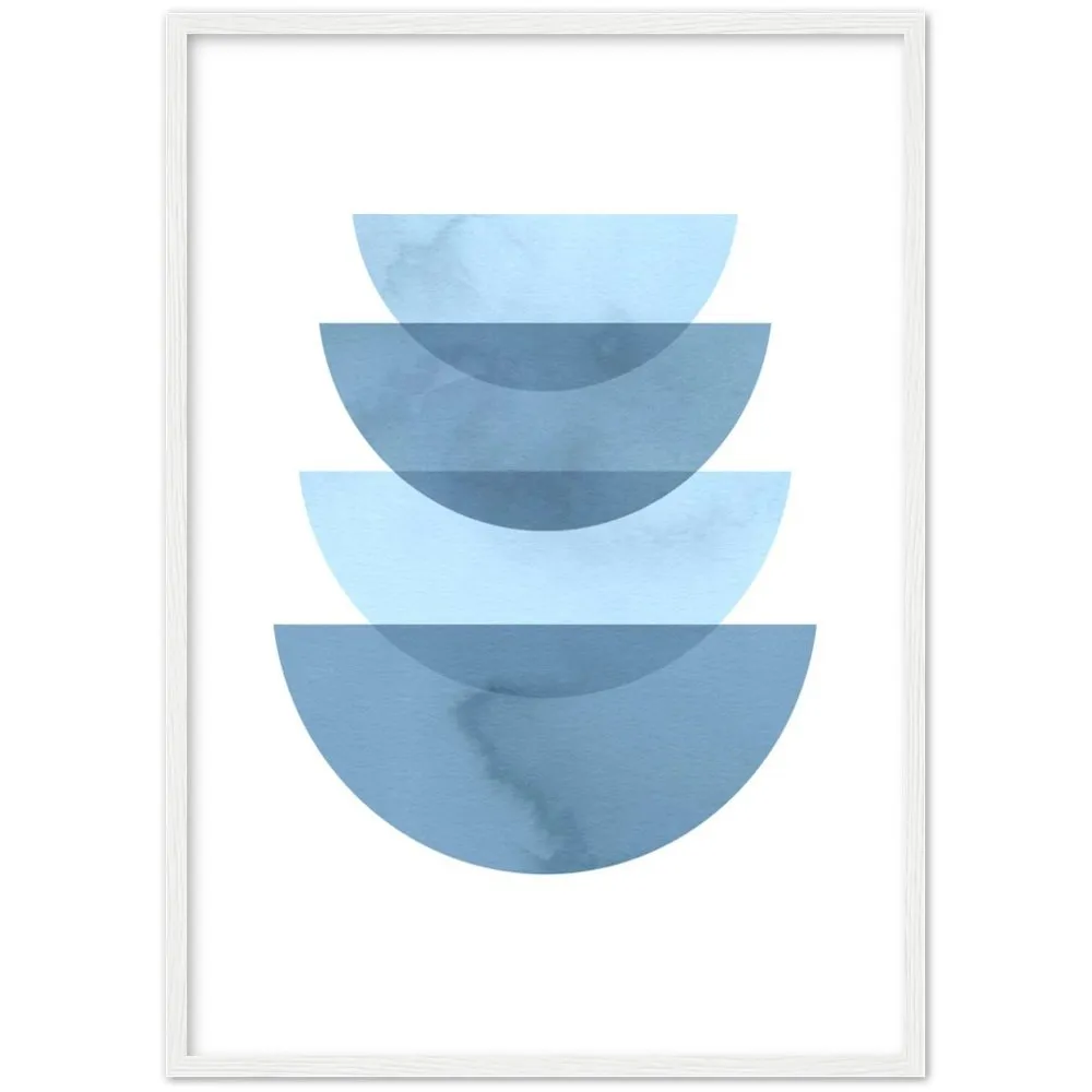 Minimalist Blue Wall Art