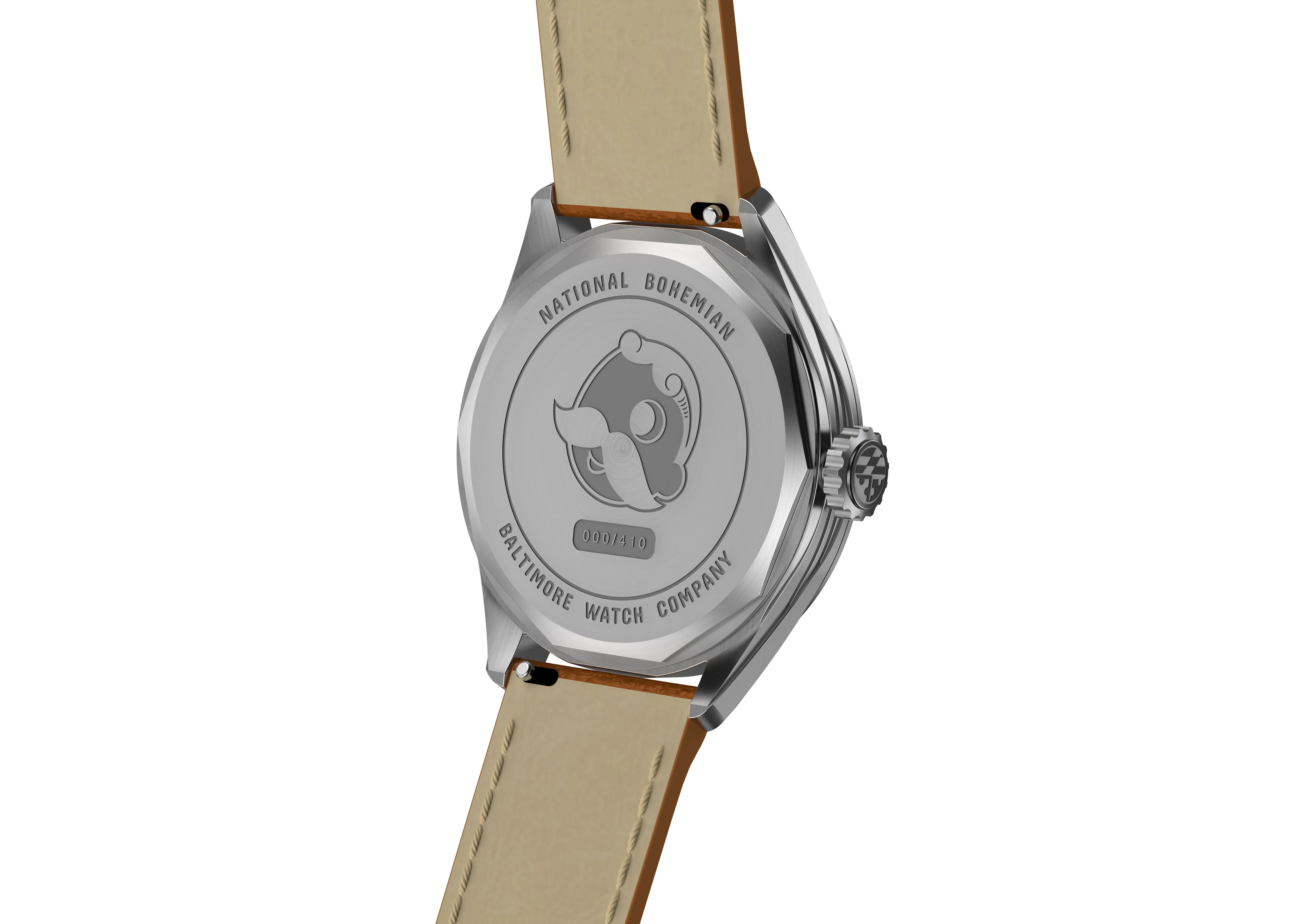 Natty Boh Moon - Vintage Silver