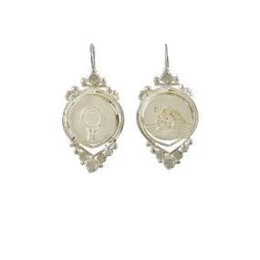 Oracle Veritas Silver Earrings - Romy Mittelman
