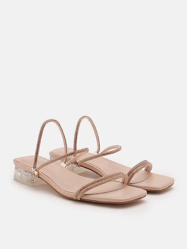 Rhya Embellished Strappy Open Toe Sandals