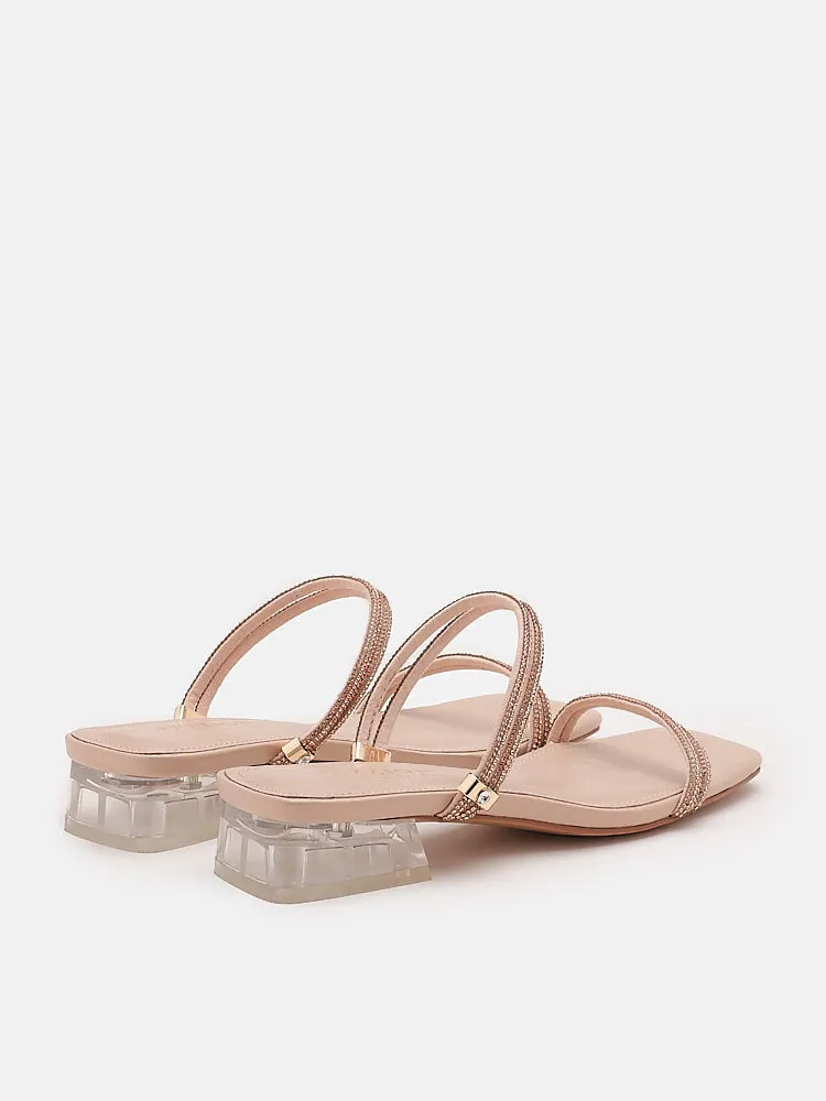 Rhya Embellished Strappy Open Toe Sandals