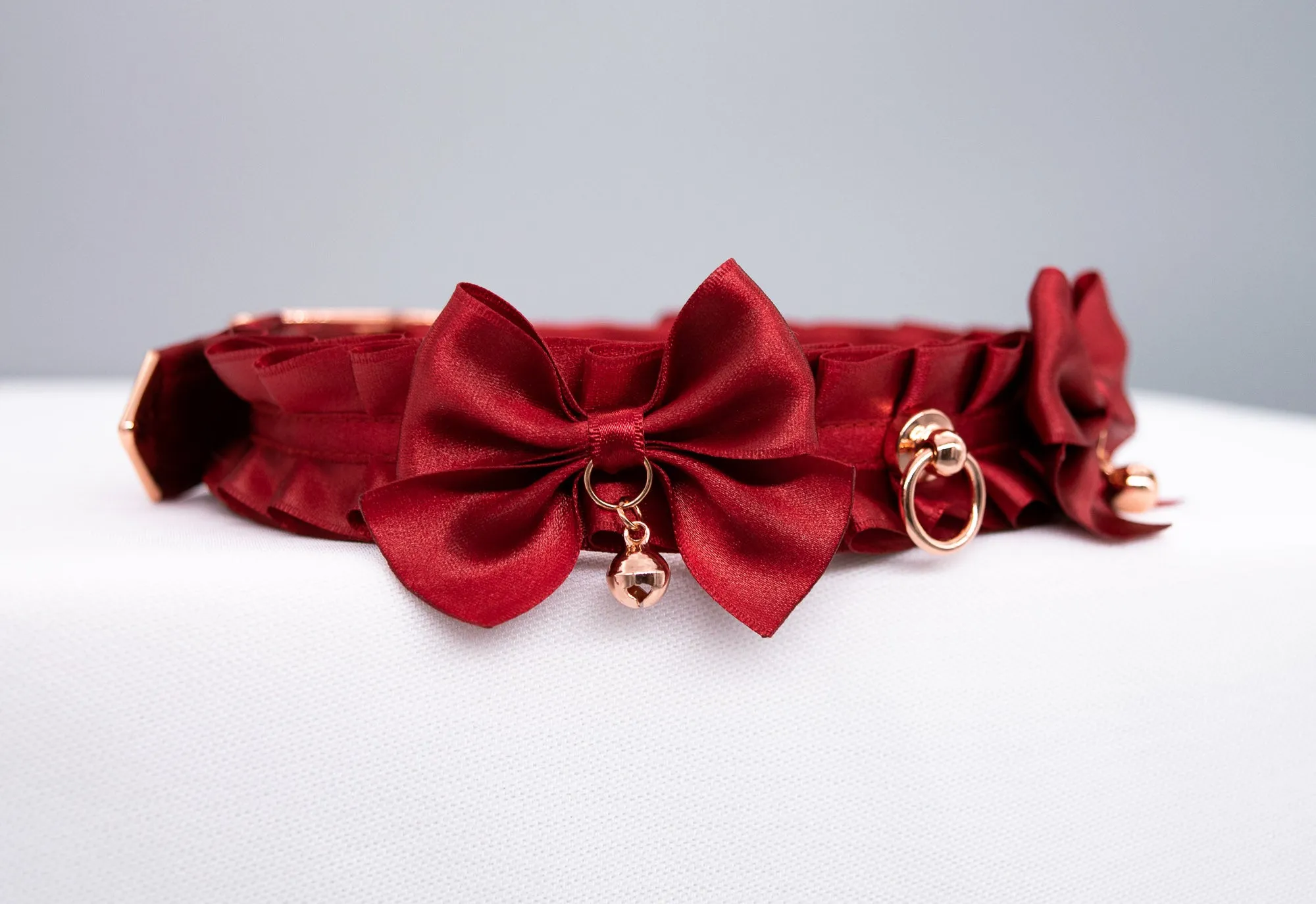Scarlet Princess ~ BDSM Collar in Rose Gold