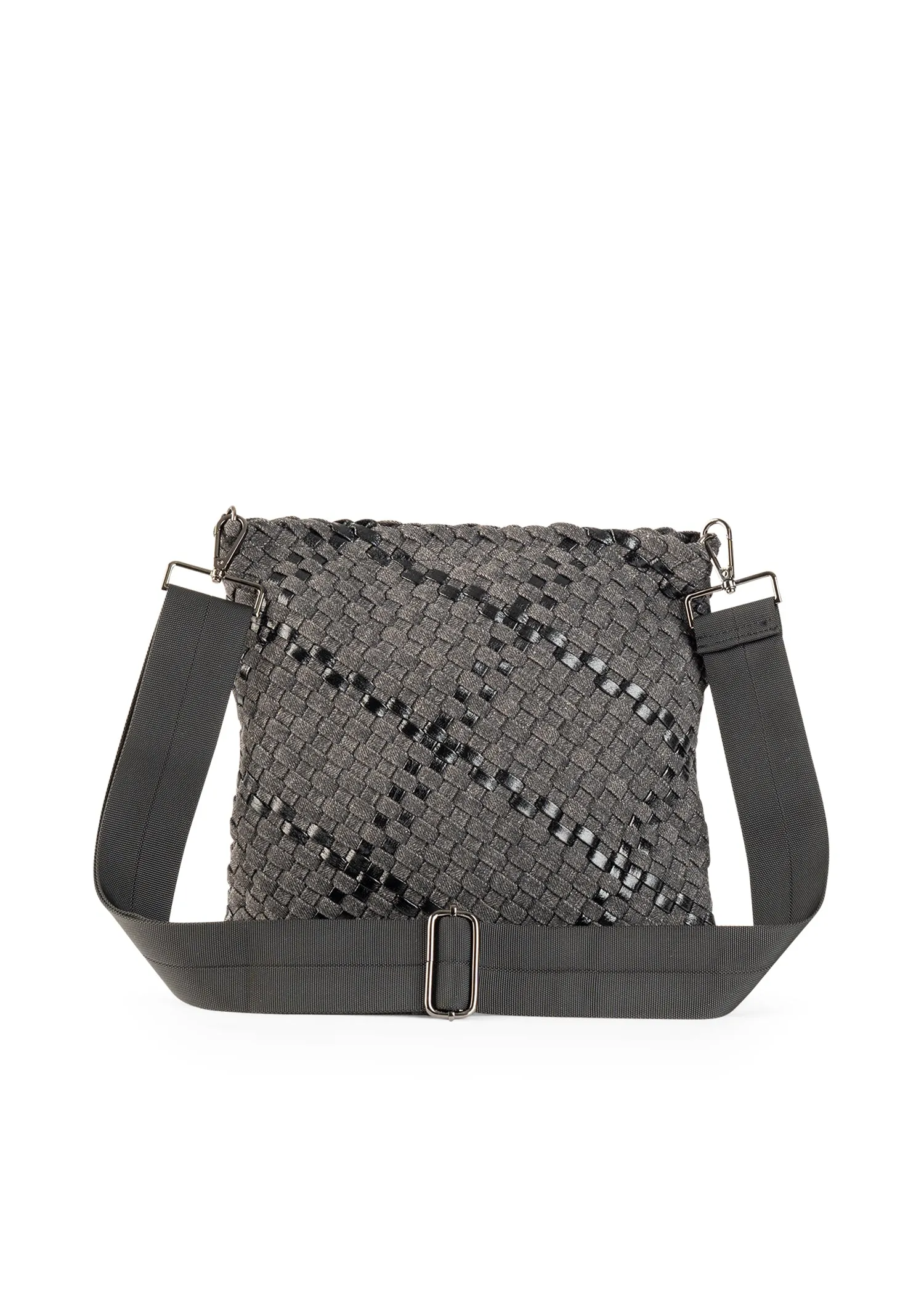 Val Edge Convertible Woven Crossbody- FINAL SALE