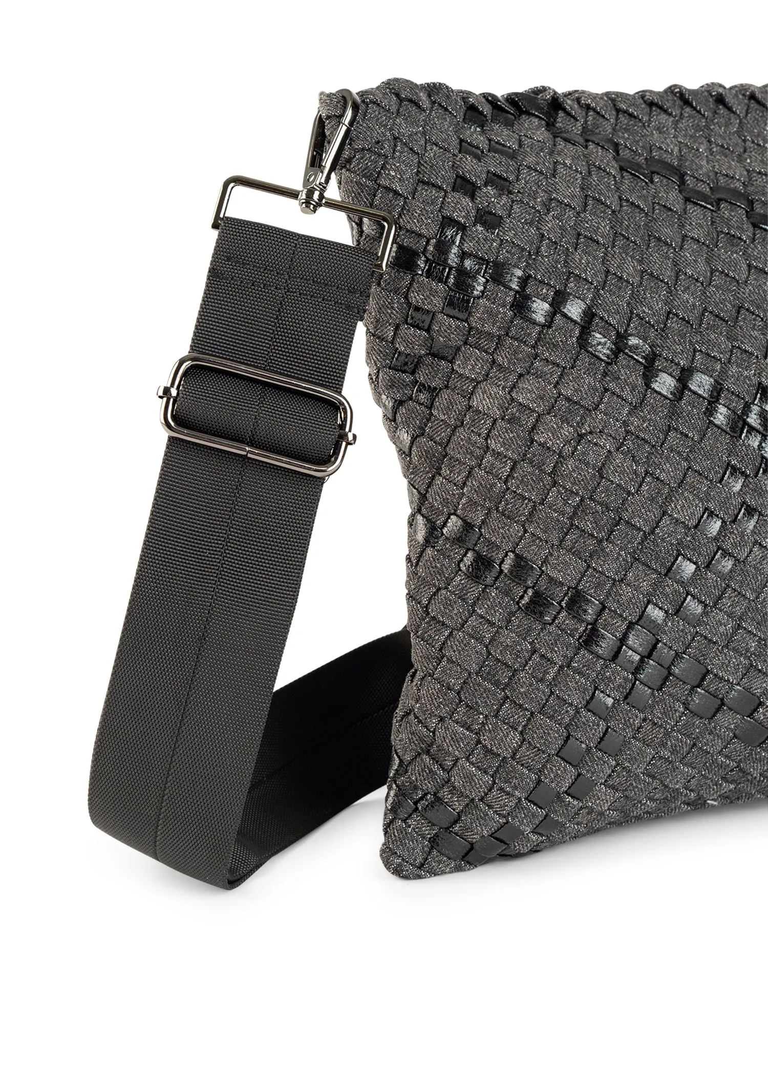 Val Edge Convertible Woven Crossbody- FINAL SALE