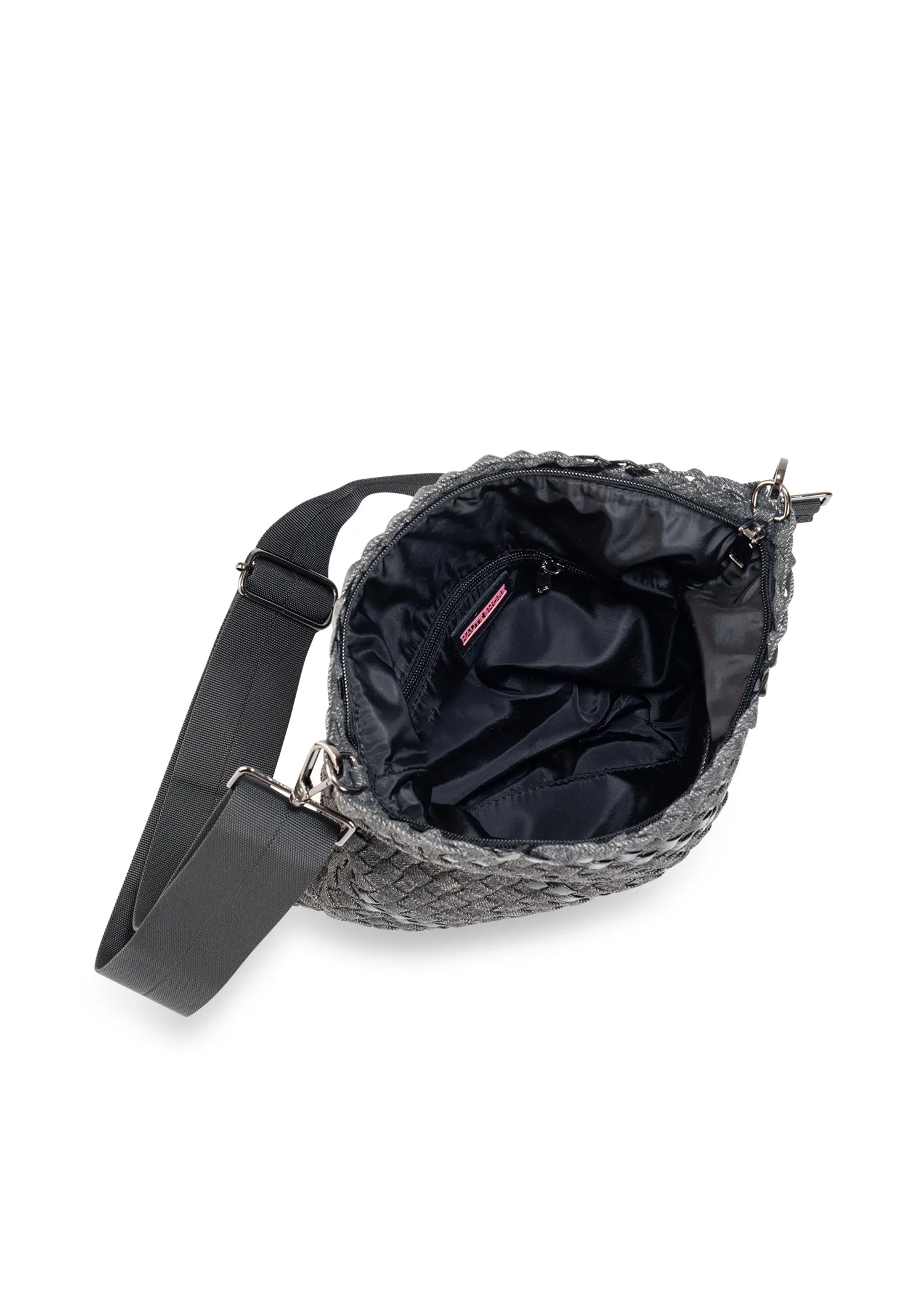 Val Edge Convertible Woven Crossbody- FINAL SALE