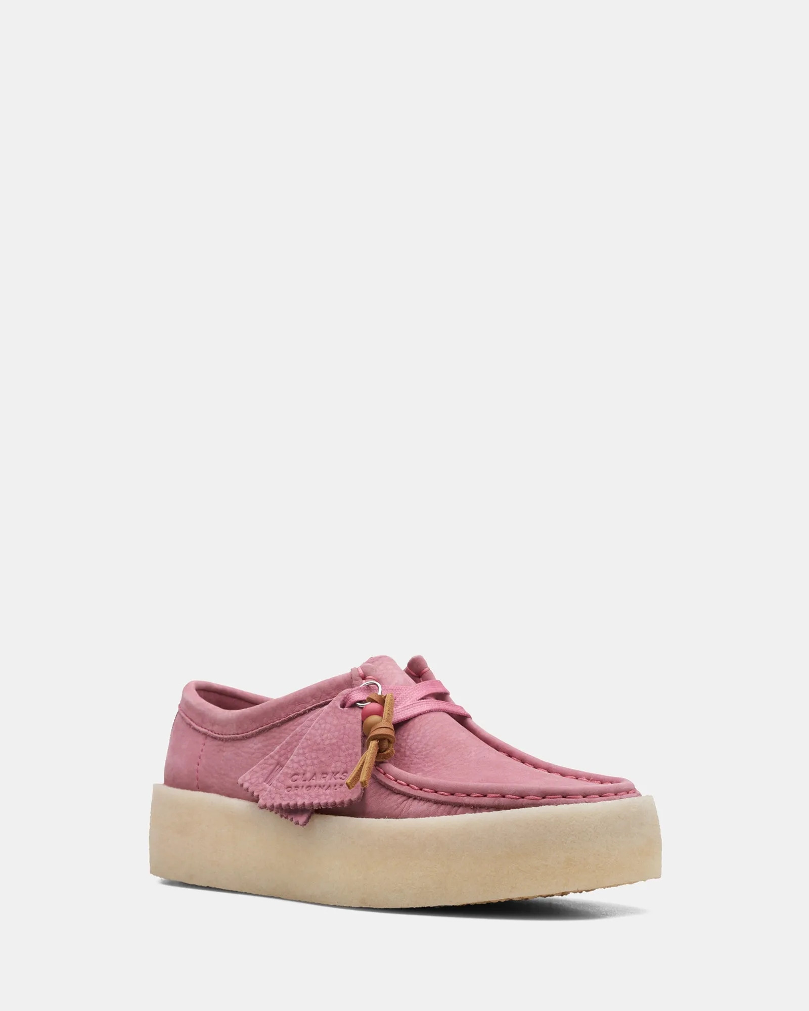 Wallabee Cup. (W) Pink Nubuck