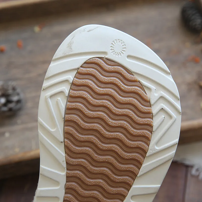 Women Summer Casual Hollow Plaited Leather Sandals