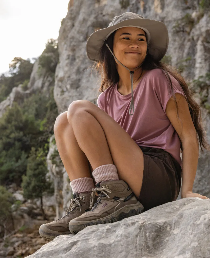 Women's Targhee IV Waterproof Hiking Boot  |  Rose Brown/Plaza Taupe